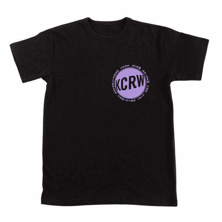 KCRW LA Original T-shirt Black Fall 2019